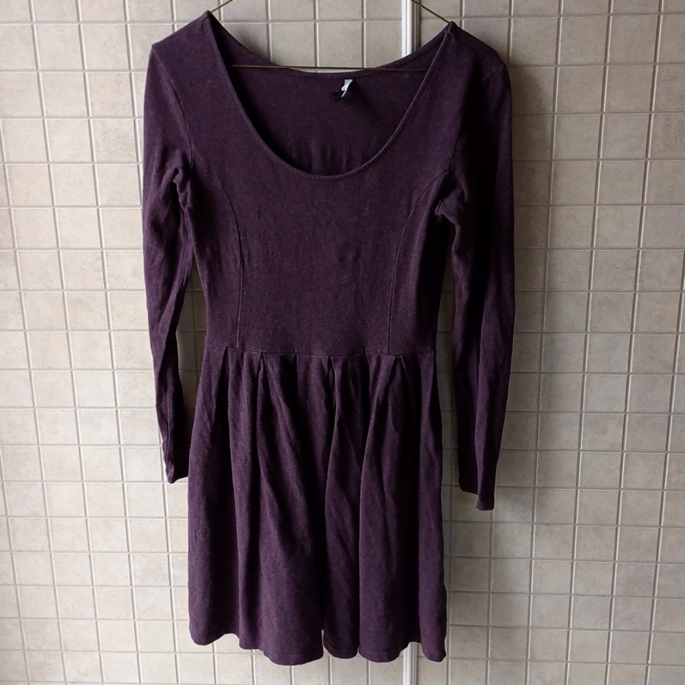 Talula plum midi dress
